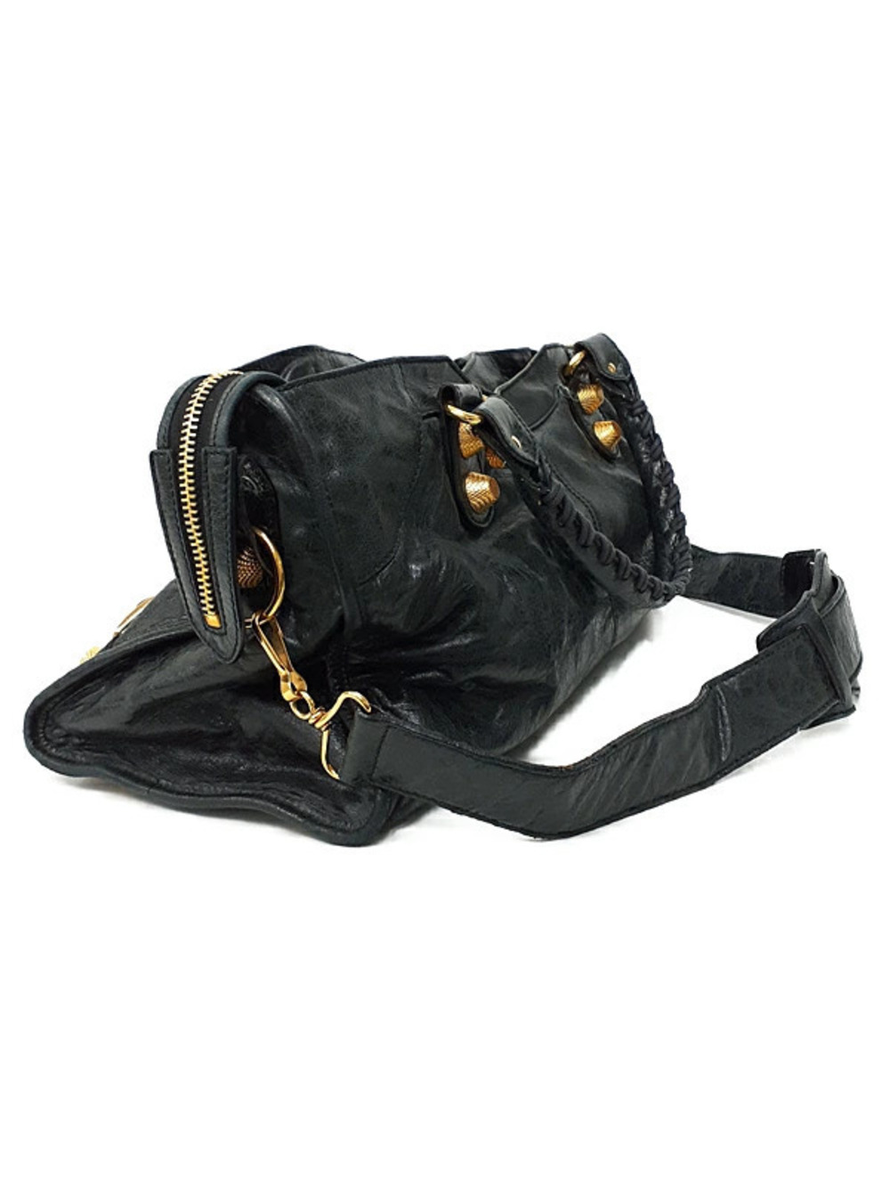 Balenciaga Giant The Time Bag Black